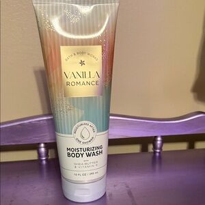 Bath & Body Works Vanilla Romance Body Wash - Pink, Blue, Gold